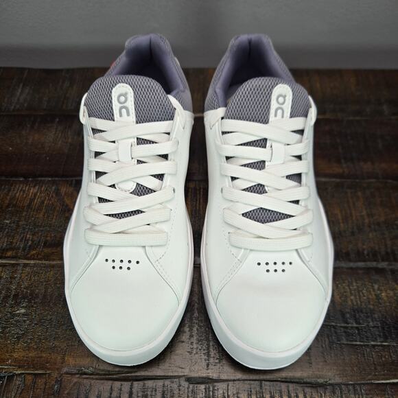 NEW On Cloud The Roger Advantage Womens Size 6.5 Court Tennis Shoes White Fossil - Picture 2 of 12